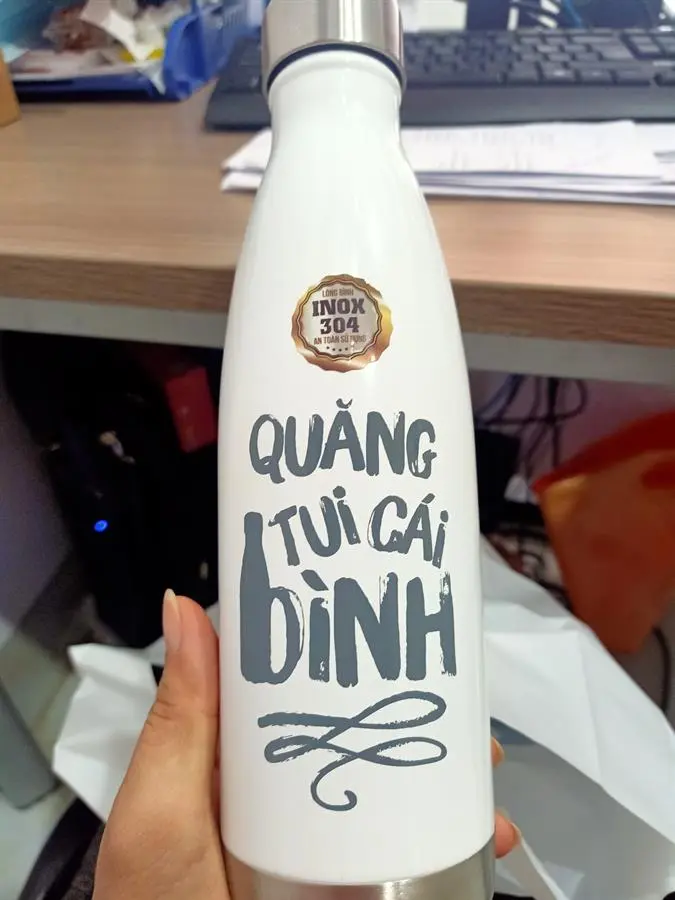 Khách hàng review Bình giữ nhiệt inox 500 ml DMX BG001 1