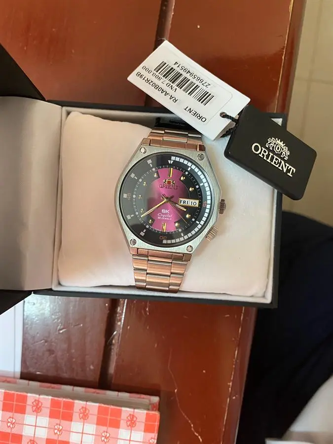 Khách hàng review Đồng hồ ORIENT SK 42 mm Nam RA-AA0B02R19B 3