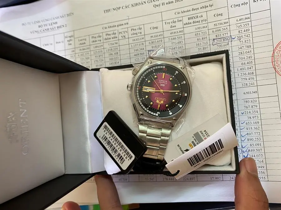 Khách hàng review Đồng hồ ORIENT SK 42 mm Nam RA-AA0B02R19B 5