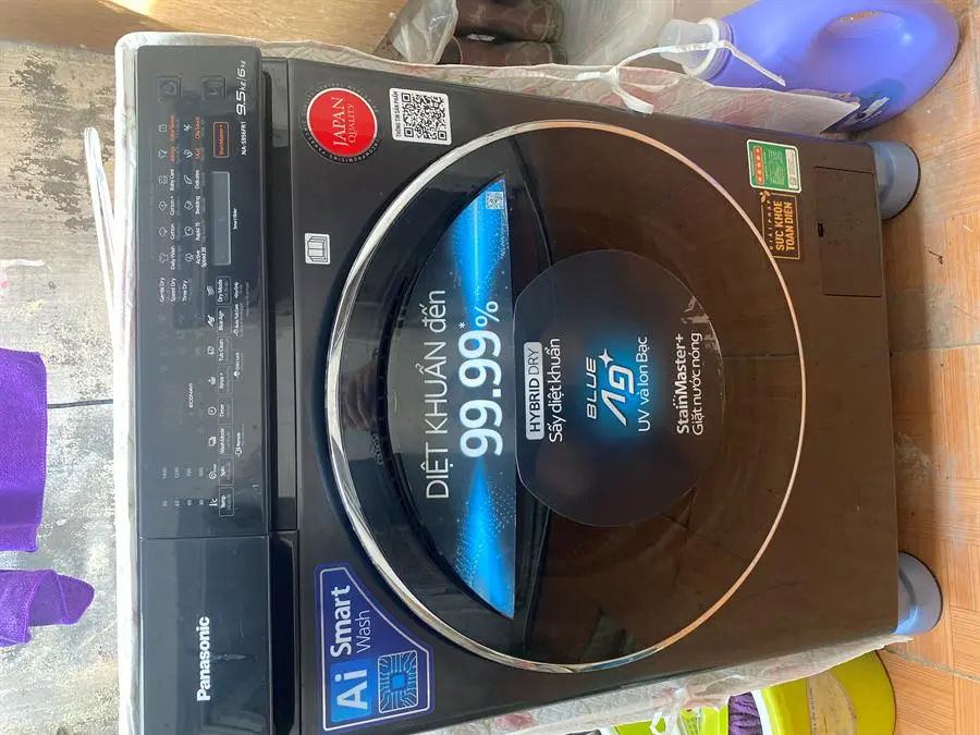 Khách hàng review Máy giặt sấy Panasonic Inverter giặt 9.5 kg - sấy 6 kg NA-S956FR1BV 5