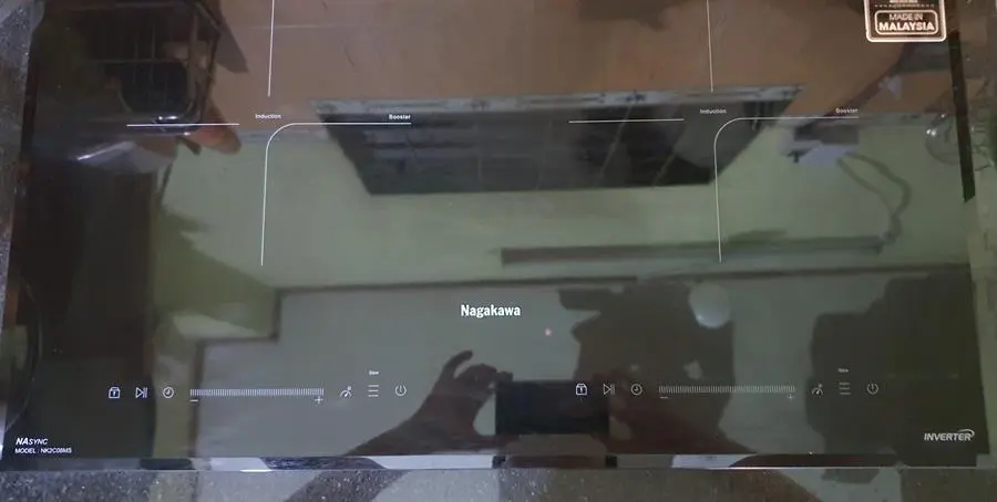 Khách hàng review Bếp từ đôi lắp âm Nagakawa NK2C08MS 2