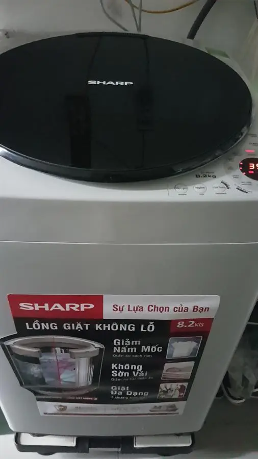 hách hàng review Máy giặt Sharp 8.2 kg ES-W82GV-H 6