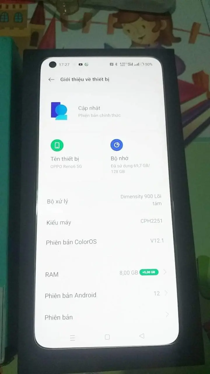 Khách hàng review Điện thoại OPPO Reno6 5G 2