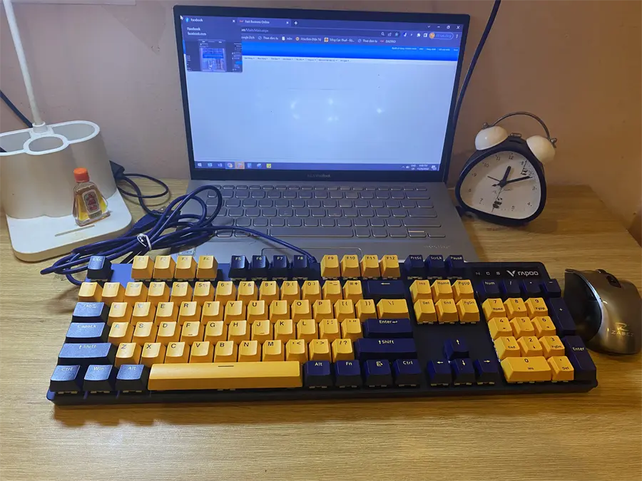 Khách hàng review Bàn Phím Cơ Có Dây Gaming Rapoo V500Pro 1