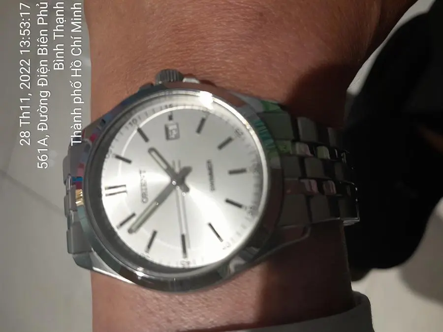 Khách hàng review Đồng hồ ORIENT 37.3 mm Nam SUND6003W0 5