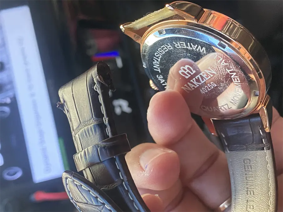 Khách hàng review Đồng hồ NAKZEN 42 mm Nam SL4025GBN-7NR 3