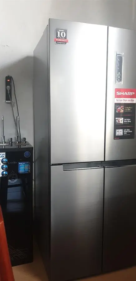Khách hàng review Tủ lạnh Sharp Inverter 401 lít Multi Door SJ-FXP480V-SL 4