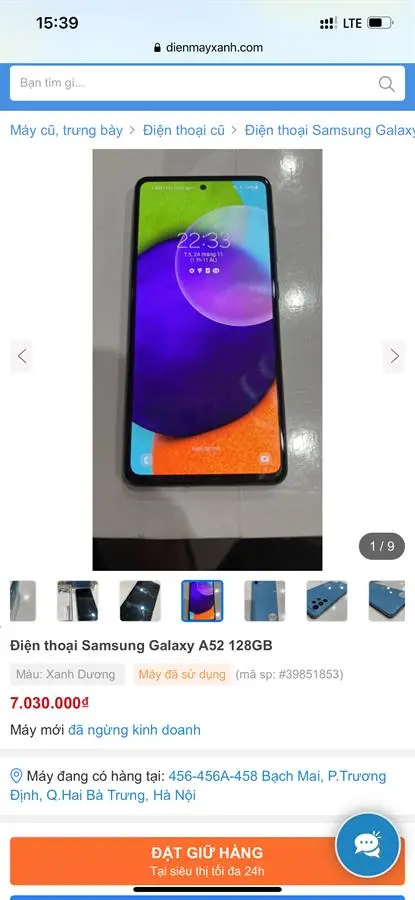 Khách hàng review Điện thoại Samsung Galaxy A13 6GB 18