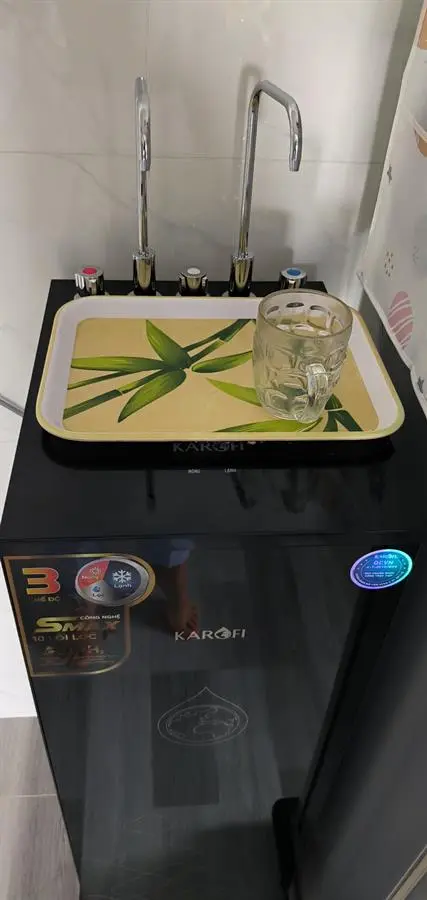 Khách hàng review Máy lọc nước RO nóng nguội lạnh Hydrogen Karofi KAD-X39 10 lõi 106