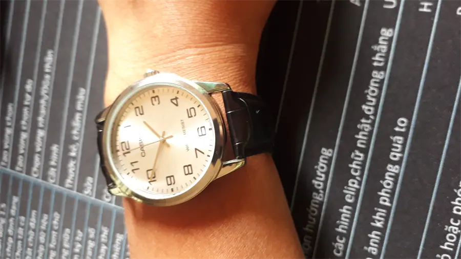 Khách hàng review Đồng hồ CASIO Timeless 38 mm Nam MTP-V001L-7BUDF 5