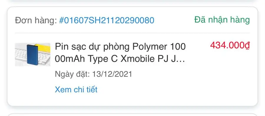 Khách hàng review Pin sạc dự phòng Polymer 10.000 mAh Type C 12W Xmobile PJ JP190ST 4