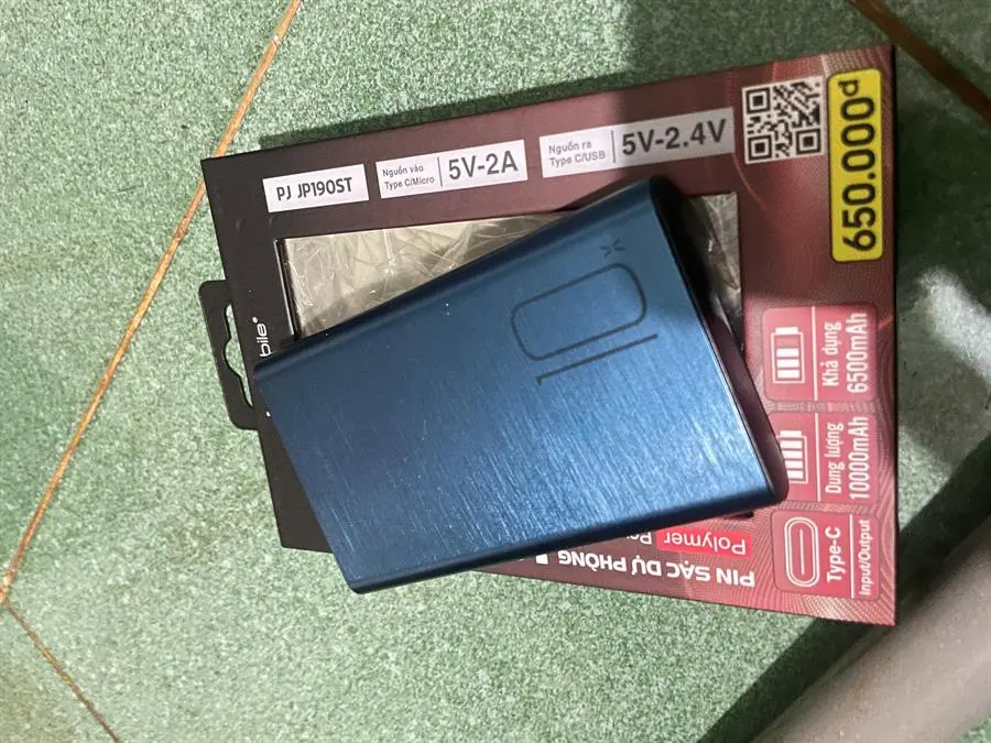 Khách hàng review Pin sạc dự phòng Polymer 10.000 mAh Type C 12W Xmobile PJ JP190ST 5