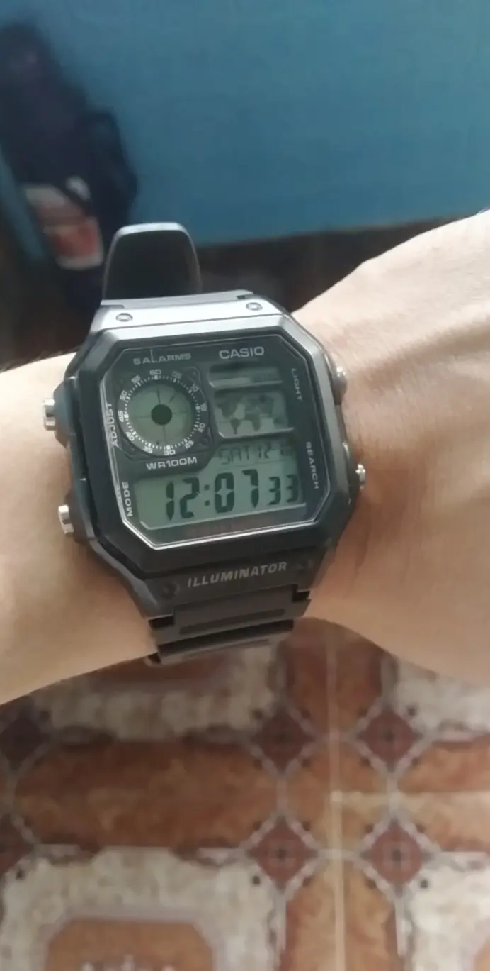 Khách hàng review Đồng hồ Casio Timeless 42 mm Nam AE-1200WH-1AVDF 1