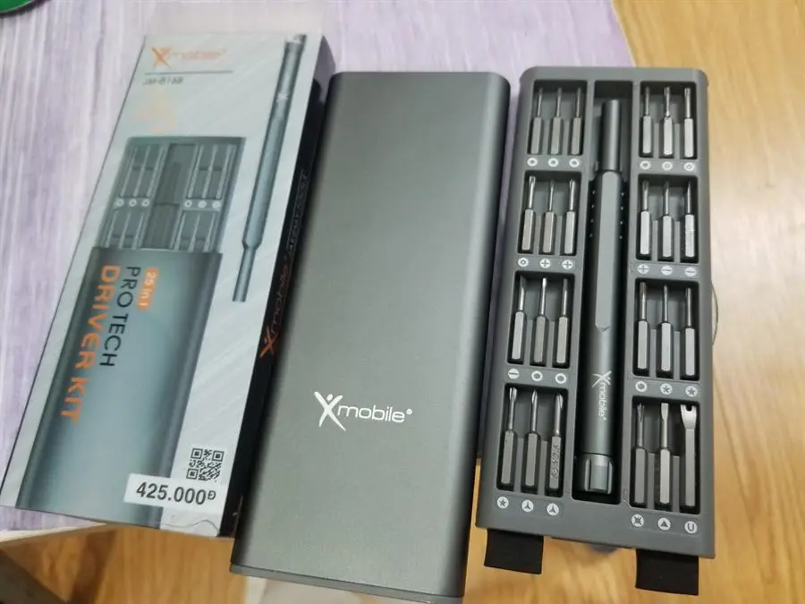 Khách hàng review Bộ vặn vít Xmobile JM8168 (25 chi tiết) 5