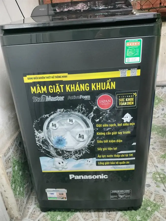 Khách hàng review Máy giặt Panasonic 8.5 Kg NA-F85A9BRV 53