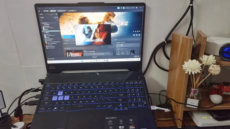 Khách hàng review Laptop Asus TUF Gaming F15 FX506LHB i5 10300H/8GB/512GB/4GB GTX1650/144Hz/Win11 (HN188W) 10