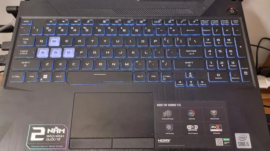 Khách hàng review Laptop Asus TUF Gaming F15 FX506LHB i5 10300H/8GB/512GB/4GB GTX1650/144Hz/Win11 (HN188W) 8