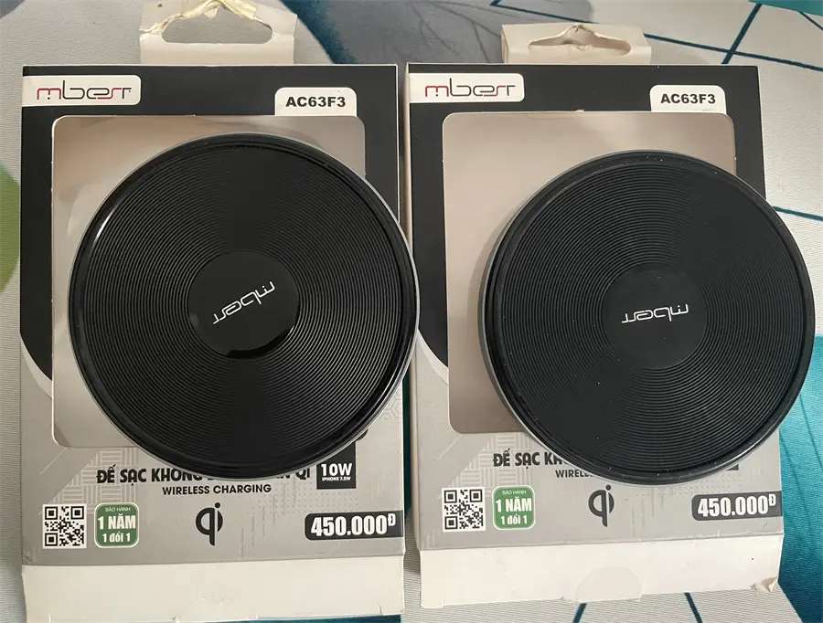 Khách hàng review Đế sạc không dây Qi 10W Mbest AC63F3 7