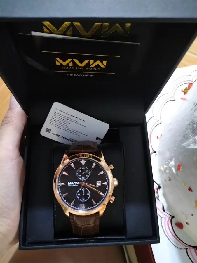 Khách hàng review Đồng hồ MVW 44 mm Nam ML041-01 1