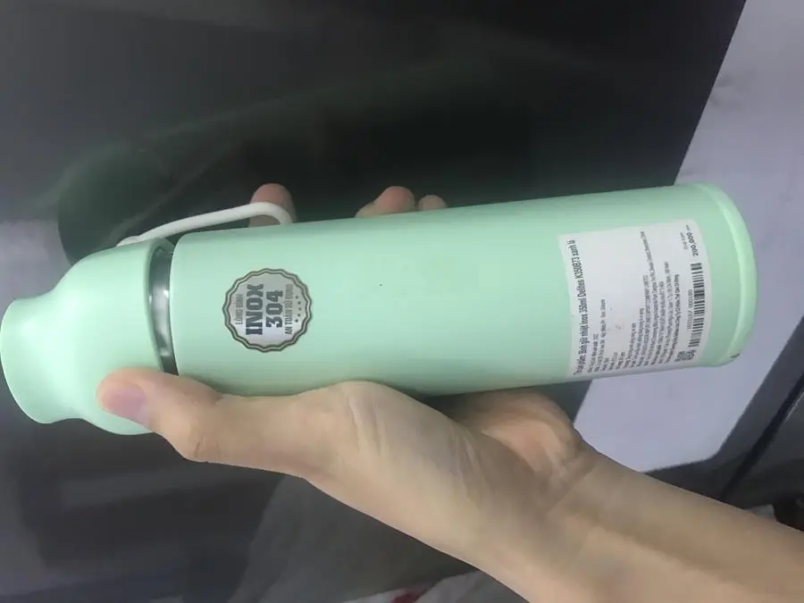 Khách hàng review Bình giữ nhiệt inox 350 ml Delites K350B73 Xanh - Tím 4