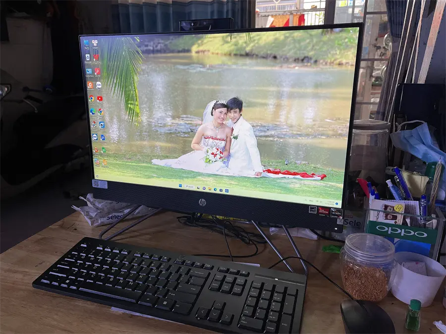 Khách hàng review HP AIO ProOne 205 G8 R5 5500U/8GB/512GB/23.8"FullHD/Bàn phím/Chuột/Win11 (5S3Z9PA) 2