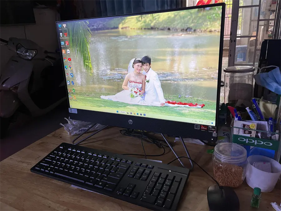 Khách hàng review HP AIO ProOne 205 G8 R5 5500U/8GB/512GB/23.8"FullHD/Bàn phím/Chuột/Win11 (5S3Z9PA) 1