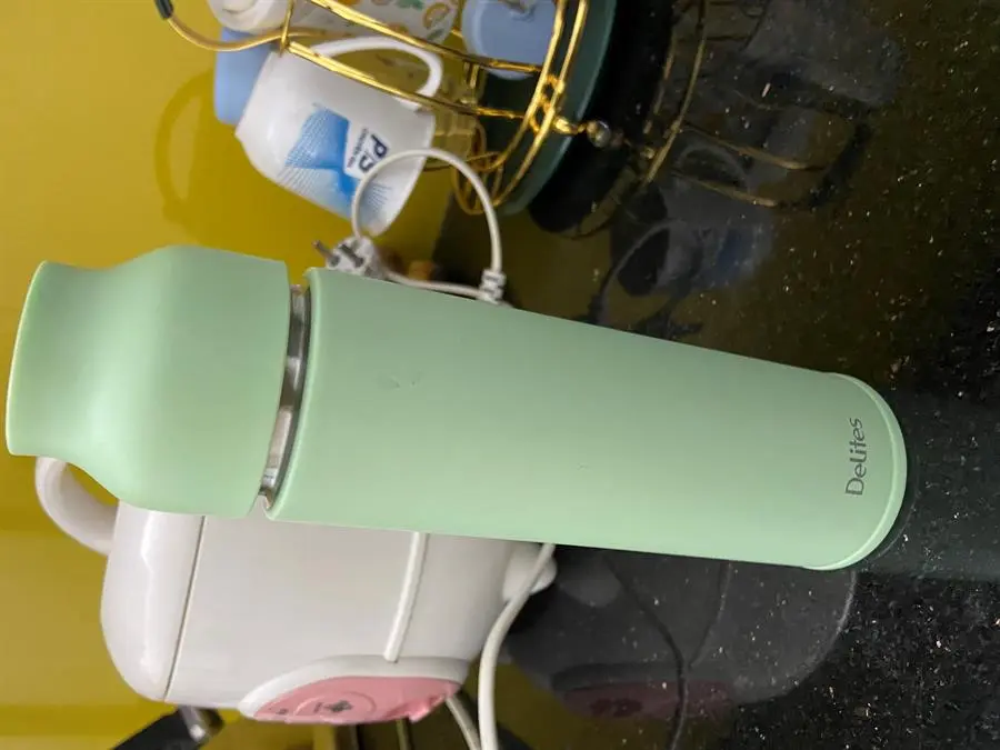 Khách hàng review Bình giữ nhiệt inox 350 ml Delites K350B73 Xanh - Tím 3
