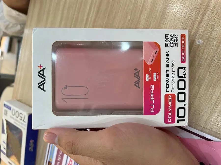 Khách hàng review Pin sạc dự phòng Polymer 10.000 mAh 12W AVA  PJ JP192 35