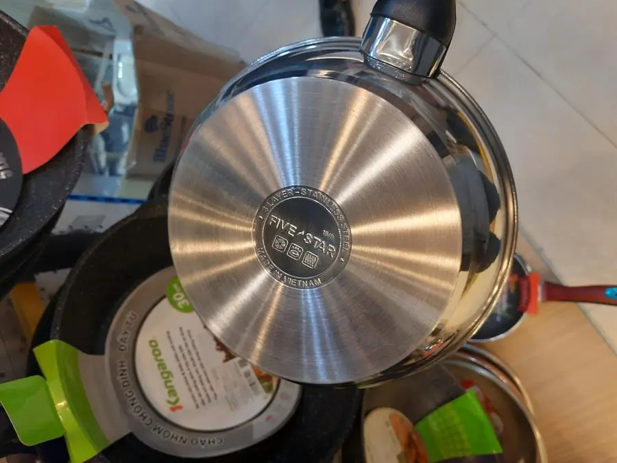 Khách hàng review Chảo inox chống dính đáy từ 28 cm Fivestar CKD28-3DI 3