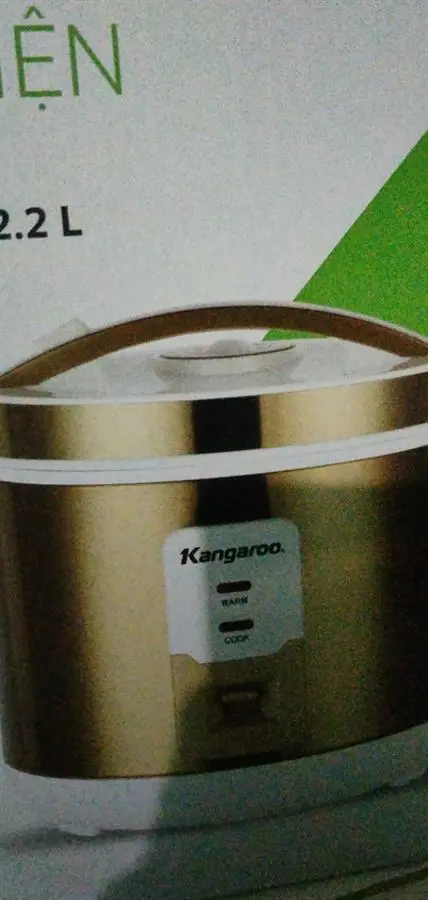 Khách hàng review Nồi cơm nắp gài Kangaroo 2.2 lít KG572 2