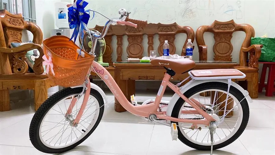 Khách hàng review Xe Đạp Trẻ Em Nữ AVACycle Babe Rabbit 18 inch 3
