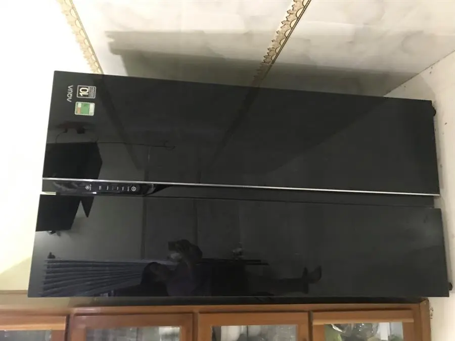 Khách hàng review Tủ lạnh Aqua Inverter 602 lít Side By Side AQR-IG696FS GB 2