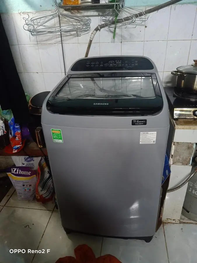 Khách hàng review Máy giặt Samsung Inverter 8.5 kg WA85T5160BY/SV 1