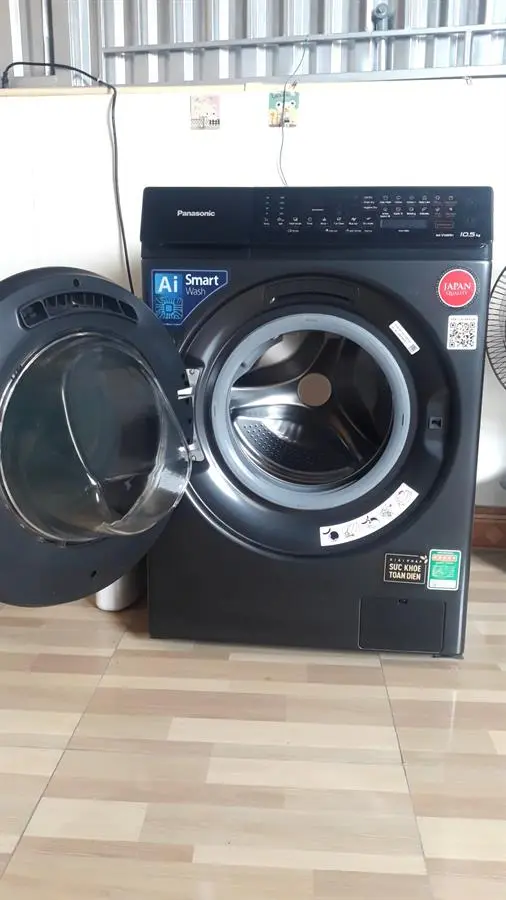 Khách hàng review Máy giặt Panasonic Inverter giặt 10.5 kg - sấy tiện ích 2 kg NA-V105FR1BV 22