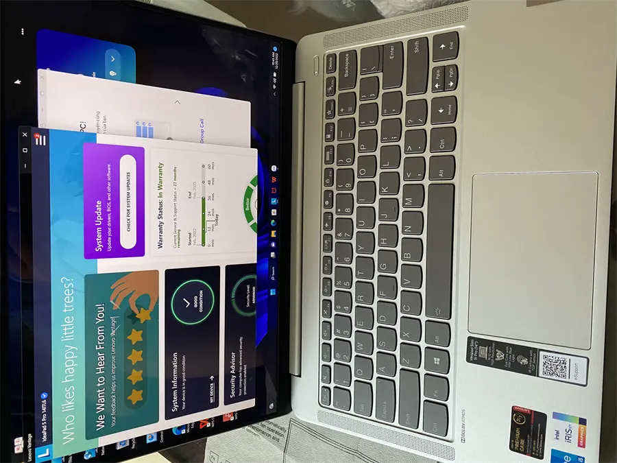 Khách hàng review Laptop Lenovo Ideapad 5 Pro 14ITL6 i5 1155G7/8GB/512GB/Win11 (82L300M9VN) 1
