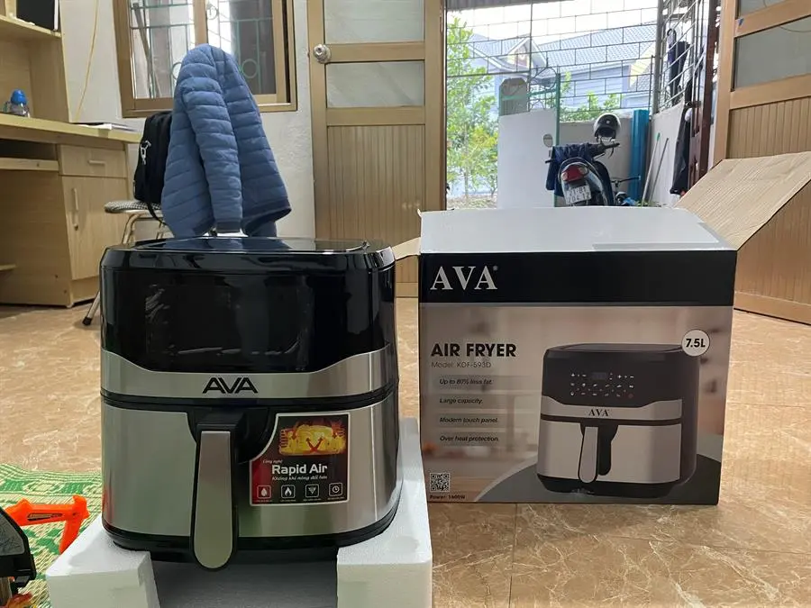 Khách hàng review Nồi chiên không dầu AVA 7.5 lít KDF-593D 31