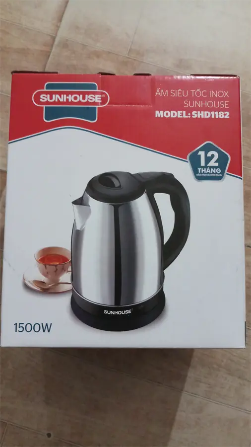 Khách hàng review Bình đun siêu tốc Sunhouse 1.8 lít SHD1182 25