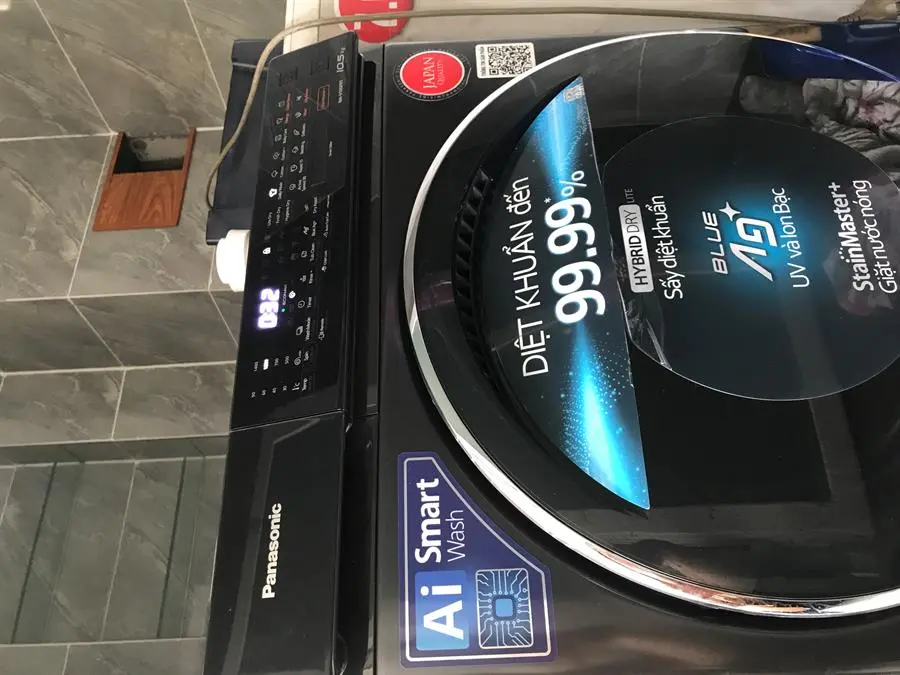 Khách hàng review Máy giặt Panasonic Inverter giặt 10.5 kg - sấy tiện ích 2 kg NA-V105FR1BV 18