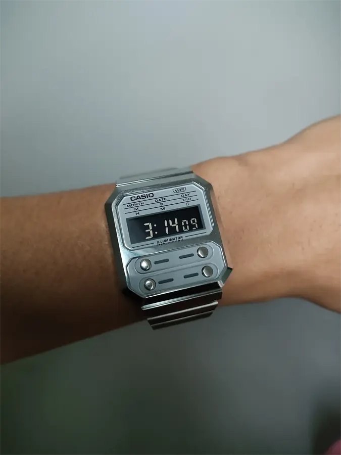 Khách hàng review Đồng hồ CASIO 32 mm Unisex A100WE-7BDF 1
