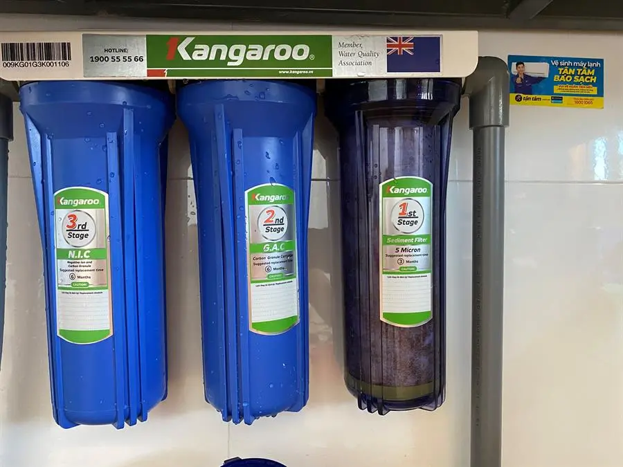 Khách hàng review Bộ cốc lọc đầu nguồn Kangaroo KG01G3 13