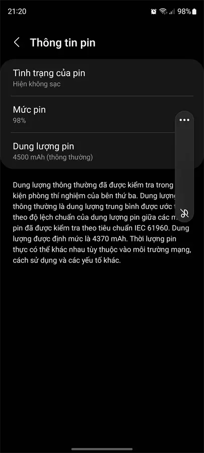 Khách hàng review Điện thoại Samsung Galaxy S20 FE (8GB/256GB) 9