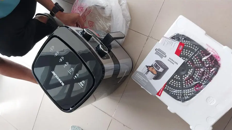 Khách hàng review Nồi chiên không dầu Sunhouse 9 lít SHD4035 35