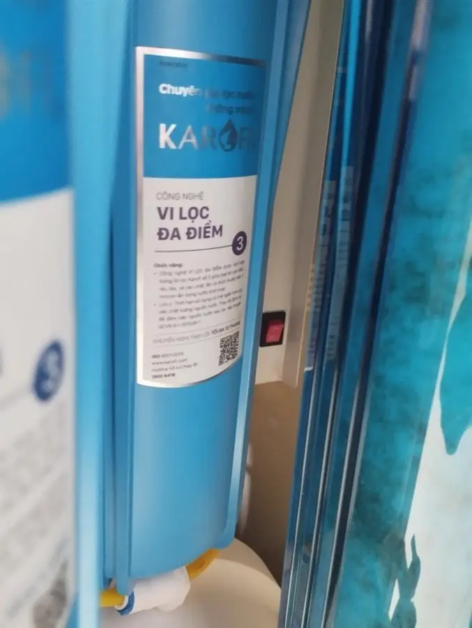 Khách hàng review Máy lọc nước RO nóng nguội lạnh Hydrogen Karofi KAD-X39 10 lõi 92