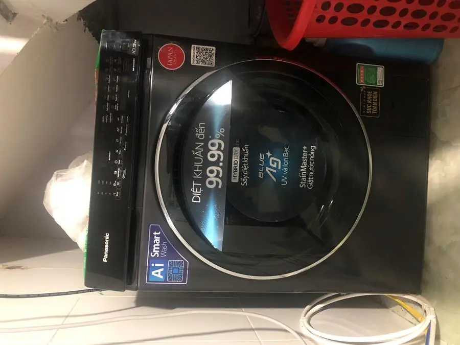 Khách hàng review Máy giặt Panasonic Inverter giặt 10.5 kg - sấy tiện ích 2 kg NA-V105FR1BV 10