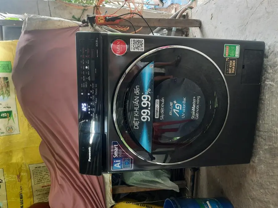 Khách hàng review Máy giặt Panasonic Inverter giặt 10.5 kg - sấy tiện ích 2 kg NA-V105FR1BV 7