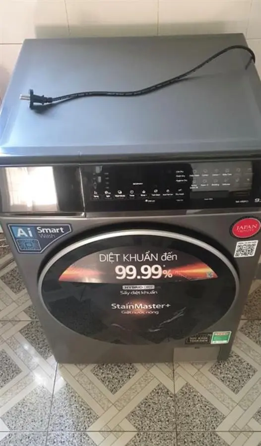 Khách hàng review Máy giặt Panasonic Inverter giặt 9.5 kg - sấy tiện ích 2 kg NA-V95FC1LVT 63