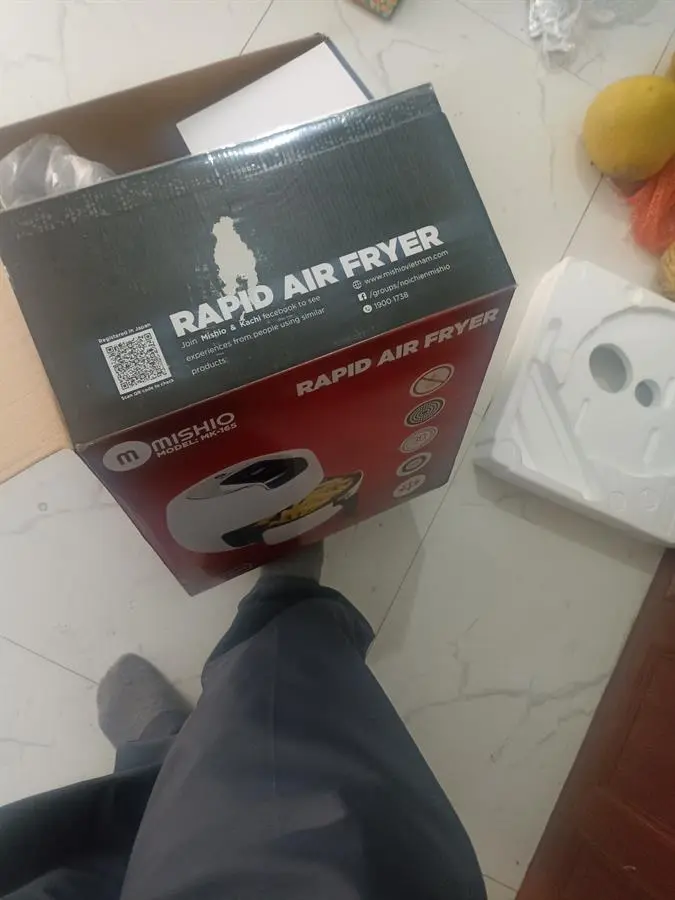 Khách hàng review Nồi chiên không dầu Mishio MK-165 5.5 lít 6