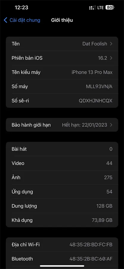 Khách hàng review Điện thoại iPhone 13 Pro Max 128GB 6