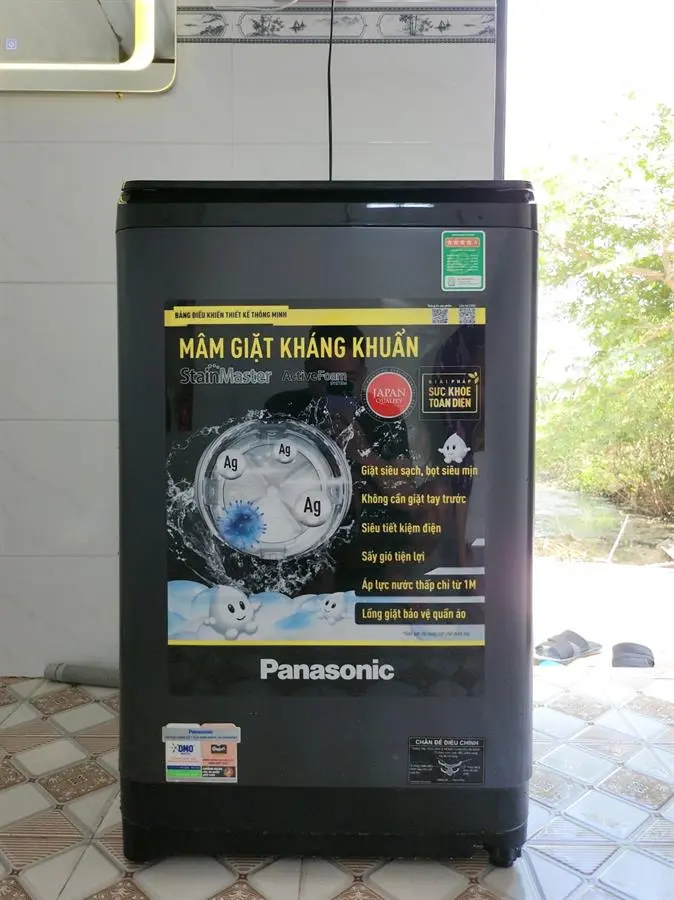 Khách hàng review Máy giặt Panasonic 9 kg NA-F90A9BRV 9