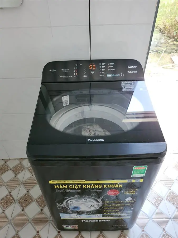 Khách hàng review Máy giặt Panasonic 9 kg NA-F90A9BRV 10
